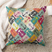 anchor herringbone mana クッション (ブランケット)