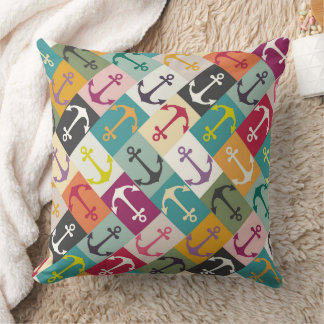 anchor herringbone mana クッション