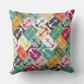 anchor herringbone mana クッション (裏面)