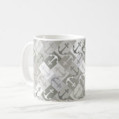 anchor herringbone mono コーヒーマグカップ (正面左)