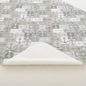 anchor herringbone mono シェルパブランケット (3/4)