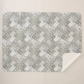 anchor herringbone mono シェルパブランケット (正面(横))