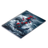 Anchor in the Storm -Steadfast Hope Prayer Journal ノートブック (左側)