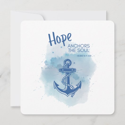 Anchor Of Hope Scripture Card (裏面)