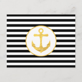 Anchor & Stripes | Nautical Theme | Enclosure Card エンクロージャーカード
