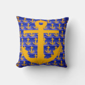  Anchor Throw Pillow クッション (正面)