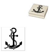 Anchor Wooden Art Stamp ラバースタンプ (押印)