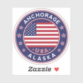 Anchorage, Alaska sticker シール (シート)