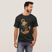 Anchored Herbrews 619 LeopardいかりバイブルVerse C Tシャツ (正面フル)