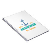 Anchored in Christ Notebook with Hebrews 6:19 ノートブック (右側)