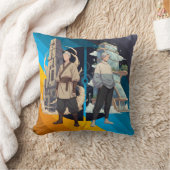 Ancient and Modern Architecture Contrast Art クッション (ブランケット)