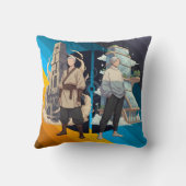 Ancient and Modern Architecture Contrast Art クッション (裏面)