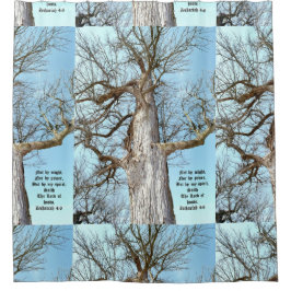 Ancient Ash Zechariah 4:6  シャワーカーテン