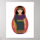 Ancient Assyrian Matryoshka Poster ポスター (正面)