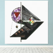 Ancient Astral Detector / Etude №19 キャンバスプリント (インサイチュ (ウッドフロア))