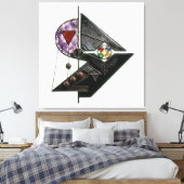 Ancient Astral Detector / Etude №19 キャンバスプリント (インサイチュ (寝室))