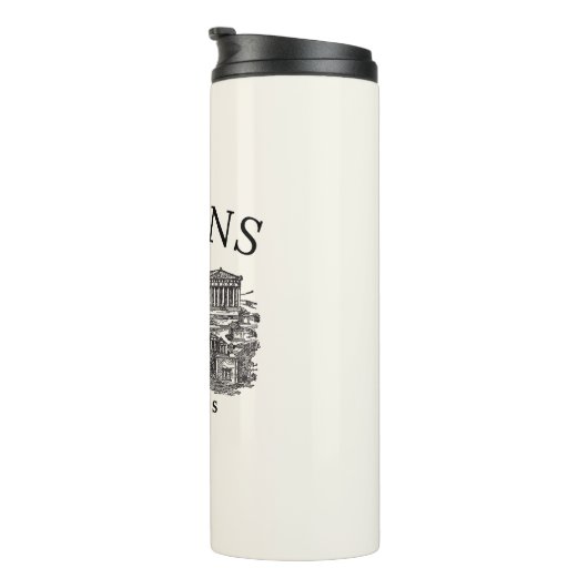 Ancient Athens Acropolis Retro View タンブラー (回転右)