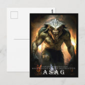 Ancient Beast & Creatures: Asag Postcard II ポストカード (正面/裏面)