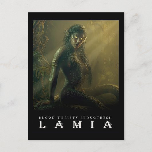 Ancient Beast & Creatures: LAMIA Postcard ポストカード (正面)