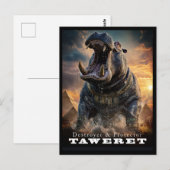 Ancient Beast & Creatures: Taweret Postcard ポストカード (正面/裏面)