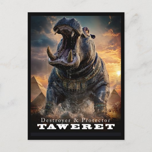 Ancient Beast & Creatures: Taweret Postcard ポストカード (正面)