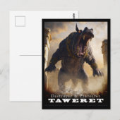 Ancient Beast & Creatures: Taweret Postcard II ポストカード (正面/裏面)