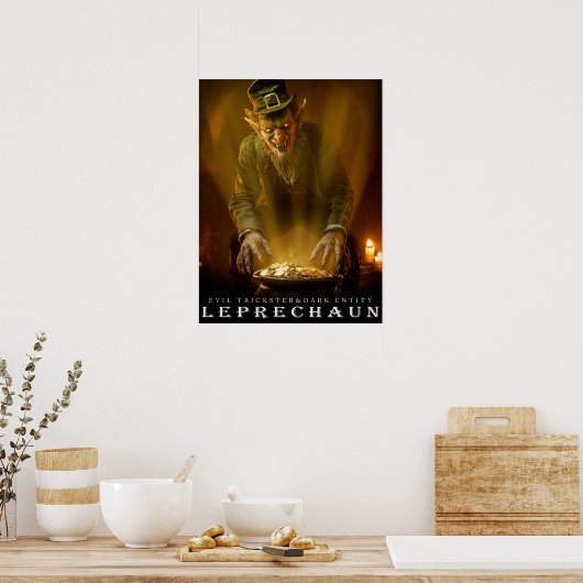 ANCIENT BEAST & CREATURES: The Leprechaun ポスター (キッチン)