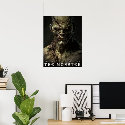 ANCIENT BEAST & CREATURES: The Monster Poster ポスター (ホームオフィス)