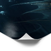 Ancient Bioluminescent Sea Dragon - Mythical Deep  ポスター (コーナー)