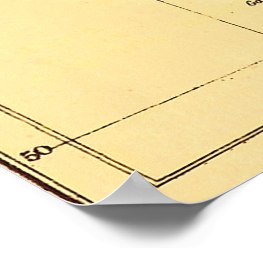 Ancient Britain Map ポスター (角)