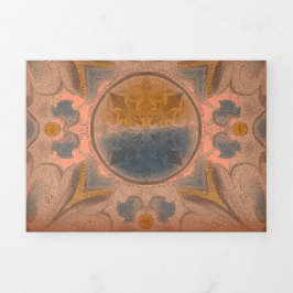 Ancient brochure 三つ折りカード