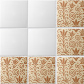 Ancient  Bronze Age Aegean Minoan Inspired Pattern タイル