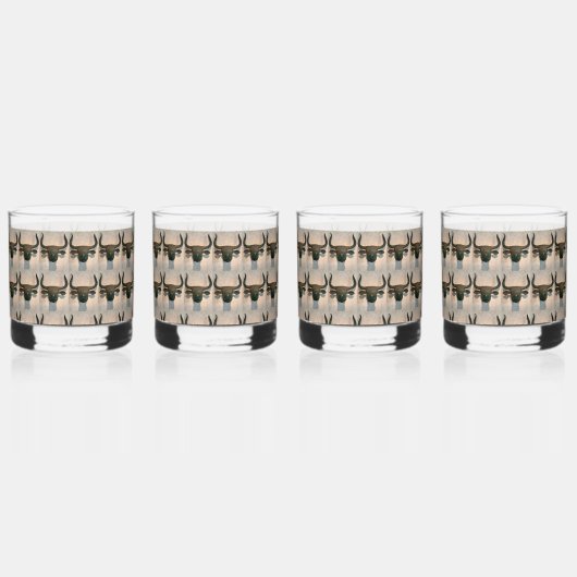 Ancient Bull ウイスキーグラス (裏面)