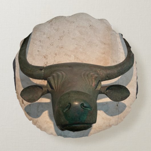 Ancient Bull ラウンドクッション (裏面)