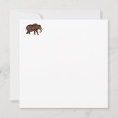 Ancient cave art make your mark graduation カード (裏面)