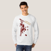 Ancient Cave Beekeeping Drawing | Long Sleeve Tシャツ (正面フル)