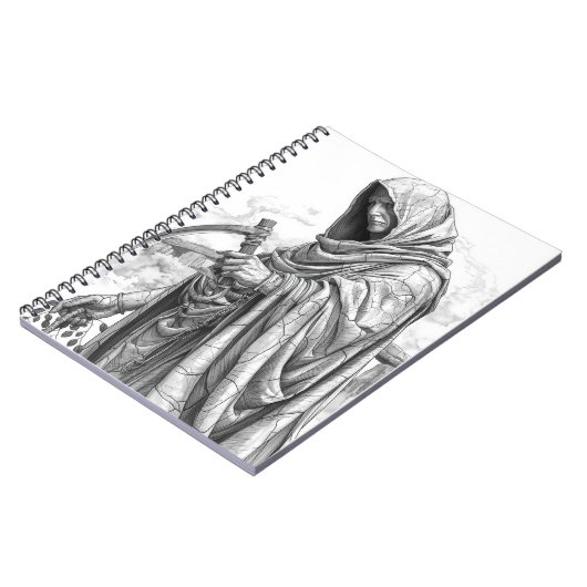 Ancient Chronos Marble Statue - Father Time with S ノートブック (左側)