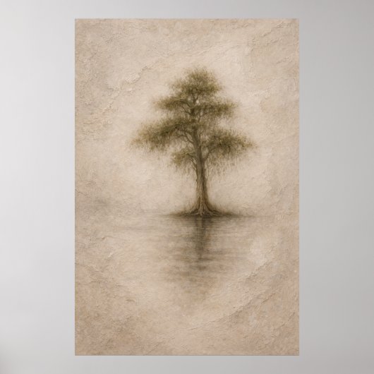 Ancient Cypress | Landscape Art | Poster ポスター (正面)