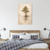 Ancient Cypress | Landscape Art | Stretched キャンバスプリント (インサイチュ (寝室))
