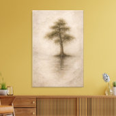 Ancient Cypress | Landscape Art | Stretched キャンバスプリント (インサイチュ (リビング))
