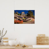 Ancient Delphi Greece Ruins Photo Print – Historic ポスター (キッチン)