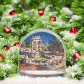 Ancient Delphi Greece Snow Globe – Omphalos (クリスマス)