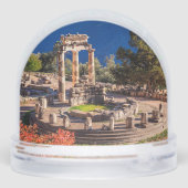 Ancient Delphi Greece Snow Globe – Omphalos (裏面)
