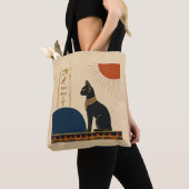 Ancient Egypt Cat Art Tote Bag トートバッグ (クローズアップ)