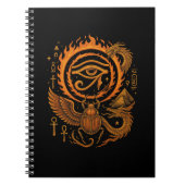 Ancient Egypt Esoteric Art Notebook - Horus Eye ノートブック (正面)