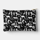 Ancient Egypt Hieroglyphic Symbol Pattern      アクセサリーポーチ (裏面)