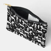 Ancient Egypt Hieroglyphic Symbol Pattern      アクセサリーポーチ (見開き)