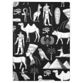 Ancient Egypt Hieroglyphic Symbol Pattern      クリップボード (裏面)