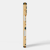 Ancient Egypt Mystique Geometric Papyrus Case-Mate iPhoneケース (裏面 / 右)