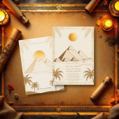 Ancient Egypt Pyramids Of Giza Egyptian Wedding 招待状